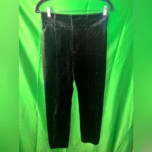 & Other Stories Black Velvet Pants size 6